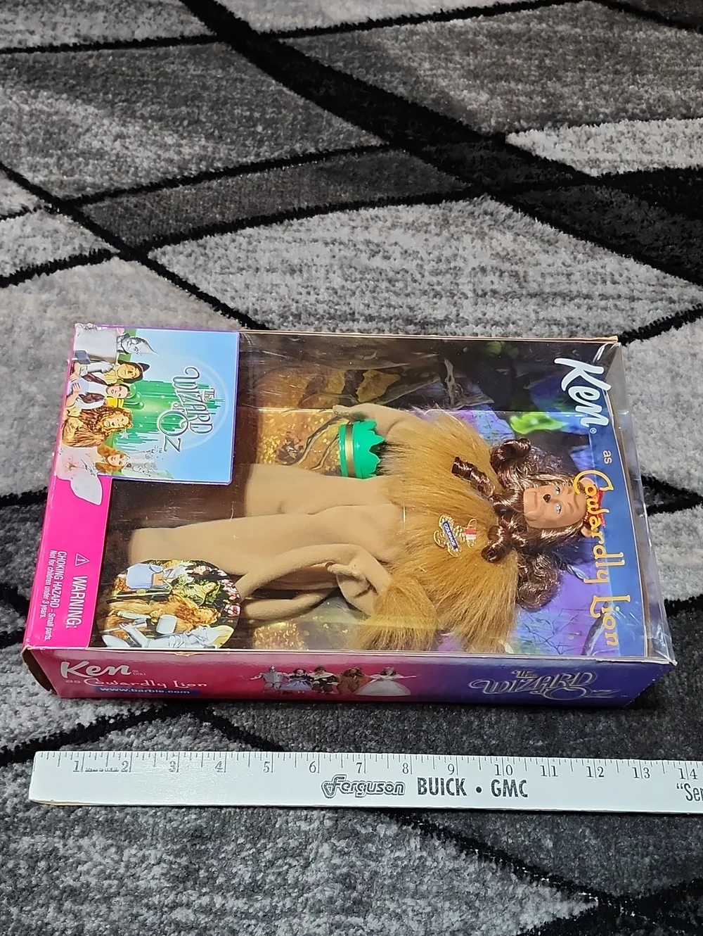 1999 MATTEL WIZARD OF OZ COLLECTOR EDITION KEN AS COWARDLY LION DOLL